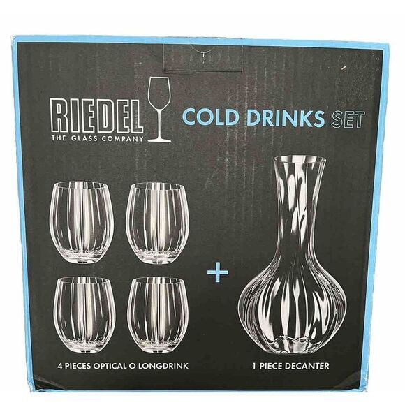 Riedel Cold Drinks Glassware and Decanter Set of 5 SKU 5515/30 - Picture 6 of 6